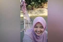 Viral Jembatan Gantung Putus di Lebak, Belasan Orang Terjun Bebas ke Sungai