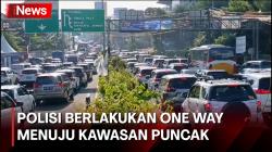 Pagi Ini, Polisi Berlakukan Sistem One Way Menuju Kawasan Puncak, Bogor