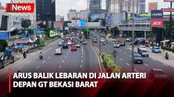 Ramai Lancar, Begini Kondisi Jalan Arteri Depan GT Bekasi Barat di H+3 Lebaran