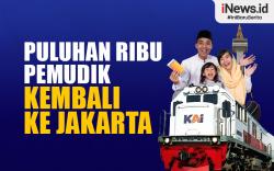 Infografis KAI Prediksi Lebih dari 44.000 Orang per Hari Kembali ke Jakarta