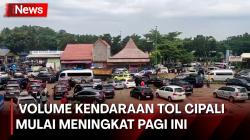 Puncak Arus Balik Lebaran 2024, Tol Cipali Jalur B KM 101 Pagi Ini Macet 