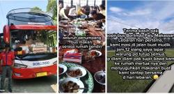 Tak Ada Restoran Buka, Viral Sopir Bus Ajak Penumpang Makan di Rumah Mertuanya saat Lebaran