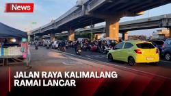 Pantauan Arus Balik, Jalan Raya Kalimalang Terpantau Ramai Lancar pada H+4 Lebaran