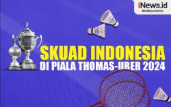 Infografis Daftar Skuad Indonesia di Piala Thomas-Uber 2024