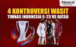 Infografis 4 Kontroversi Wasit Timnas Indonesia U-23 vs Qatar di Piala Asia U-23 2024