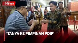 Dicecar tentang Posisinya di Partai, Gibran: Tanya ke Pimpinan PDIP
