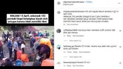 Viral 103 Pendaki Gunung Rinjani Dipaksa Turun, Tak Punya Tiket gegara Ditipu Open Trip<