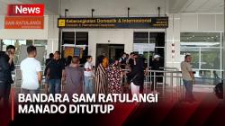 Terdampak Erupsi Gunung Ruang, Bandara Sam Ratulangi Manado Ditutup 