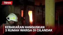 3 Rumah Warga di Cilandak Jakarta Selatan Terbakar, Diduga Akibat Korsleting Listrik