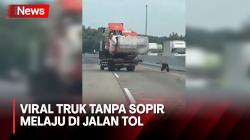 Viral, Sopir Lupa Handrem, Truk Meluncur Bebas Tanpa Pengemudi di Jalan Tol Kalikangkung