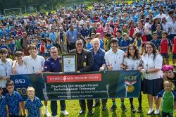 Pagelaran Ribuan Penari dari 50 Kebangsaan, British School Jakarta Terima Rekor MURI