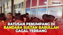 Ratusan Penumpang di Bandara Sultan Babullah Gagal Terbang Dampak Abu Vulkanik Gunung Ruang