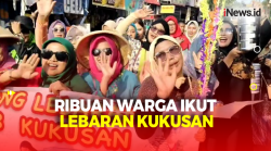 Melihat Kemeriahan Ribuan Warga Depok Ikut Lebaran Kukusan