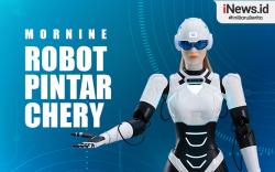 Infografis Chery Ciptakan Robot Pintar Bernama Mornine