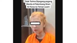 Tak Terima Dilecehkan, Perempuan di Palembang Siram Air Keras ke Teman Suami