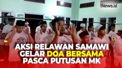 Puluhan Relawan Samawi Sujud Syukur hingga Cukur Rambut Pasca Putusan MK
