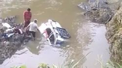 Viral di Madina, Mobil Ditumpangi Satu Keluarga Tercemplung ke Sungai Gegara Ikuti GPS