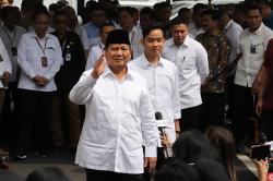 Momen Prabowo-Gibran Hadiri Penetapan Presiden dan Wakil Presiden Terpilih