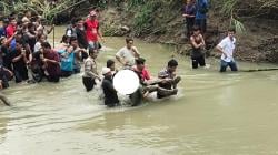 Mayat Pria Ditemukan Mengapung di Sungai Hou Nias<