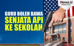 Infografis Negara Bagian di AS Ini Sahkan UU Guru Boleh Bawa Senjata Api ke Sekolah