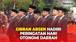 Gibran Absen Hadiri Peringatan Hari Otonomi Daerah meski Terima Penghargaan, Ada Apa?
