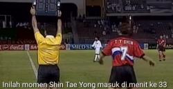 Momen Shin Tae-yong Bela Korea Selatan Bungkam Timnas Indonesia di Piala Asia 1996, Garuda Takluk 2-4
