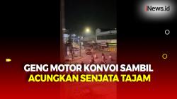 Warga Medan Resah, Geng Motor Konvoi sambil Acungkan Senjata Tajam 
