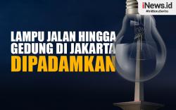 Infografis Lampu Jalan hingga Gedung di Jakarta Dipadamkan 60 Menit Malam Ini