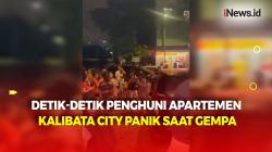 Kepanikan Penghuni Apartemen Kalibata City saat Gempa Mengguncang Garut