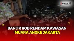 Air Laut Pasang, Ratusan Rumah di Muara Angke Terendam Banjir Rob 