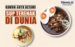 Infografis Rawon dan Soto Betawi Jadi Sup Terenak di Dunia 
