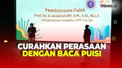 Mahfud MD Bacakan Puisi tentang Orang yang Fokus Menata Masa Depannya