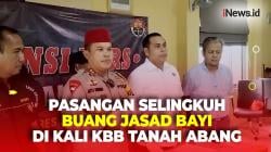 Pria Tersangka Buang Jasad Bayi di Kali KBB Tanah Abang Ternyata Miliki Istri dan Anak