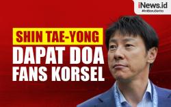 Infografis Shin Tae-yong Dapat Doa Fans Korsel, Berangkatlah ke Paris!!