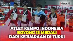 Duduki Peringkat Empat dari 62 Negara, Atlet Kempo Indonesia Raih 13 Medali dari Kejuaraan Dunia di Turki