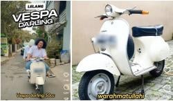 Istri Babe Cabita Lelang Vespa Peninggalan Suami, Akan Disumbangkan ke Masjid dan Pesantren