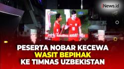 Dirugikan Wasit, Begini Potret Kecewa Penonton Nobar Piala Asia U-23 Lihat Timnas Indonesia Kalah