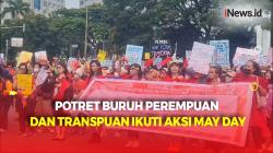Aksi May Day 2024, Buruh Perempuan dan Transpuan Ikut Suarakan Keresahannya