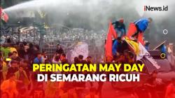 Peringatan May Day di Semarang Berakhir Ricuh saat Massa Terobos Kantor Gubernur