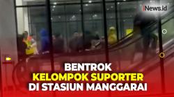 Kronologi Bentrok Suporter di Stasiun Manggarai Ternyata Berlanjut di Stasiun Cikarang