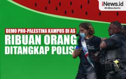 Infografis Ribuan Orang Ditangkap Polisi selama Aksi Demo Pro-Palestina di Kampus-Kampus AS