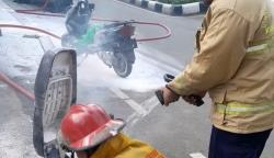 Motor Listrik Keluarkan Asap Tebal di Cibinong Bogor, Diduga akibat Korsleting
