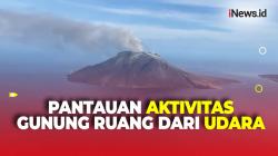 Pantauan Udara Aktivitas Terkini Gunung Ruang Manado