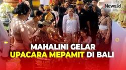 Jelang Menikah, Rizky Febian Dampingi Mahalini Jalani Prosesi Mepamit di Bali