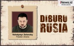 Infografis Rusia Buru Presiden Ukraina Volodymyr Zelensky