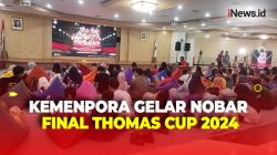 Intip Keseruan Nobar Final Thomas Cup 2024 di Kemenpora