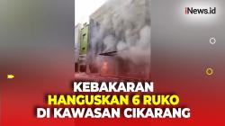 Kebakaran Landa 6 Ruko di Kawasan Lippo Cikarang, 4 Unit Damkar Dikerahkan