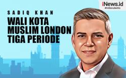 Infografis Sadiq Khan, Wali Kota Muslim Pertama London yang Menang 3 Periode
