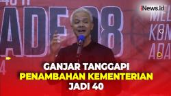 Ganjar Tanggapi Penambahan Menteri Kabinet Prabowo-Gibran, Undang-Undang Sudah Membatasi