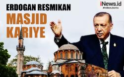 Infografis Presiden Turki Resmikan Masjid Kariye di Istanbul, Dulunya Gereja Ortodoks